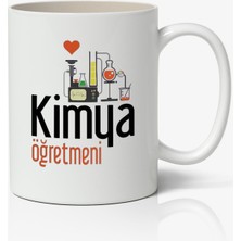 Toyaso Kişiye Özel Kimya Öğretmeni Öğretmene Hediye Beyaz Kupa - Öğretmenler Günü