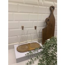 Magical Dreams 500 ml Standlı Akasya Kapaklı Yağdanlık