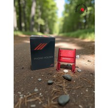 Bisiklet Dünyam 360° Dönebilen Bisiklet & Scooter Telefon Tutucu Kırmızı Renkli