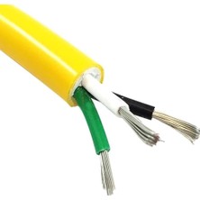 Shuivan Shuıvan Sahil Besleme Uzatma Kablosu 3X4MM Kalaylı Marin Tip - Sarı