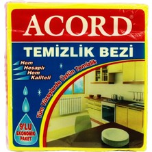 MiraLive Acord KOD-384 9 Parça  Temizlik Bezi 35X37CM (K95)