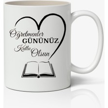 Toyaso Öğretmenler Gününüz Kutlu Olsun Öğretmenler Günü Hediyesi Baskılı Beyaz Kupa Bardak