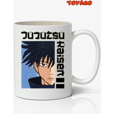 Toyaso Jujutsu Kaisen Megumi Fushiguro Anime Temalı Kupa Bardak - Sevgiliye Arkadaşa Hediye