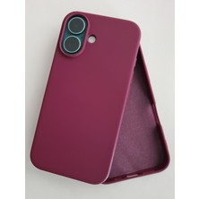 Pirok Store İphone 16  İle Uyumlu LOGOSUZ  İçi Kadife Esnek  Silikon Lansman Kılıf