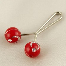 Fantastik Store Ay Yıldız Figürlü Yuvarlak Klipsi Firkete