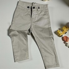 Rindo Kids Klasik Kesim Ince Gabardin Pantolon - RN25PNT-BEJ-7 Yaş Bej