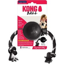 Kong Extreme Top Ip Sallantılı Sesli Sert Plastik Köpek Oyuncağı