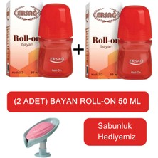 Ersağ Bayan  (2ADET) Roll On 50 ml - Sabunluk Hediyemiz 213- 09