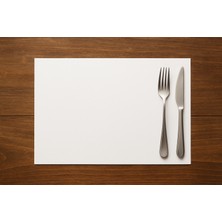 Orbak Kağıtçılık Beyaz Tek Kullanımlık Amerikan Servis Kağıdı 25 Adet 25X35 cm 0,546875 kg