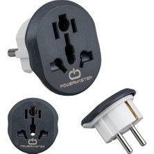 Powermaster Amerikan Ingiliz Fiş Adaptör Çevirici 16A 250V NK-605K