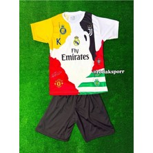 Rodak Spor Ronaldo 7 Tüm Klüpler Mix Şortlu Çocuk Forması