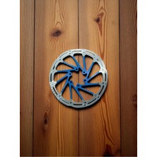 Ovela 160MM Elektrikli Scooter ve Bisiklet Uyumlu Fren Diski - Mavi