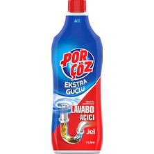 2 Adet  Porçöz Lavabo Açıcı Jel 1 L