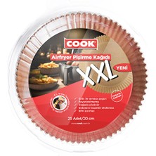 Cook Airfryer Pişirme Kağıdı Xxl 25 Adet