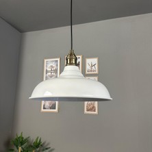 Bamyum Nota Beyaz Tekli Avize Lale Başlık Salon Mutfak Koridor Hol Otel Cafe Avizesi Lamba Aydınlatma