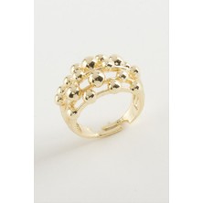 Gümüş Takıcım Yuvarlak Metal Yüzük