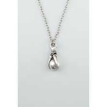 IDR Gotik Ejderha Pençesi Gümüş Kaplama Düz Zincir Kolye