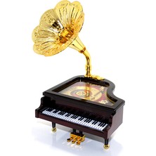 Lebron Gramafonlu Piano Müzik Kutusu