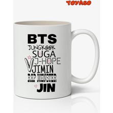 Toyaso Bts Avatar Anime Temalı Beyaz Kupa Bardak