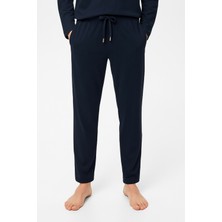 Erkek Silver Uzun Pijama Altı Lacivert