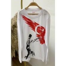 Mojo Bebek Mojo Garson Çocuk Atatürk Kocatepe Uzun Kol T-Shirt 150220 Beyaz