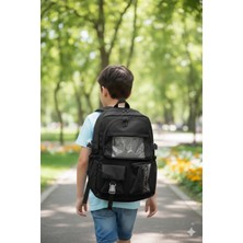 Linas Collection Kore Model 5 Gözlü Su Bölmeli Ayıcık Detaylı Çocuk Okul Çantası