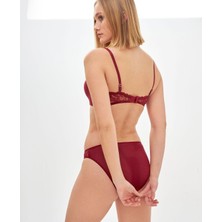 Intive Lingerie Nbb Dantelli Desteksiz Balensiz Lotus Kesim Sütyen Takım -4645
