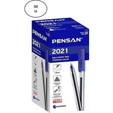 Turanyolu 50’li Mavi Tükenmez Kalem Seti – Günlük Kullanım ve Ofis Için