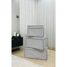 Turanyolu 3’lü Çok Amaçlı Saklama Kutusu – Baza Içi, Düzenli ve Pratik Depolama Çözümü