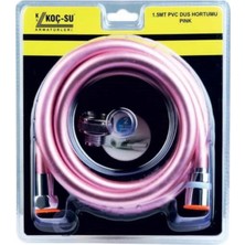 Turanyolu Paslanmaz Krom Kaplama Duş Hortumu – Renkli ve Estetik