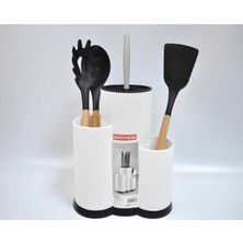 Turanyolu Mutfak Için 3 Bölmeli Beyaz Organizer – Kaşık, Çatal, Bıçak Düzenleyici