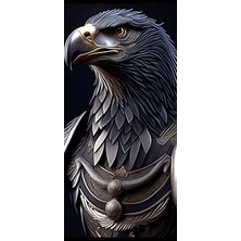 Aydın Garage Ghost-Rider Kapı Direk Kaplama Folyosu Baskılı Sticker Sağ-Sol 2 Adet 22*50 cm