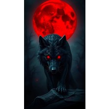 Aydın Garage Kurt Kapı Direk Kaplama Folyosu Baskılı Sticker Sağ-Sol 2 Adet 22*50 cm