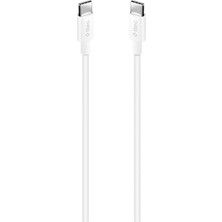 2 Adet  Ttec Type-C - Type-C 3A Şarj Kablosu Beyaz