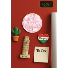 Nurdic Kişiye Özel Isim Yazılı Dekoratif Buzdolabı Ofis Ev Magneti Magnet Büyük Jumbo Boy DIZAYN20