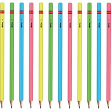 Rotring Neon Renklerde Kurşun Kalem 12'Li Paket