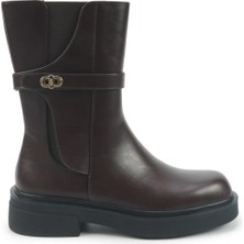 Nine West CANGER 5PR Koyu Kahve Kadın Düz Bot