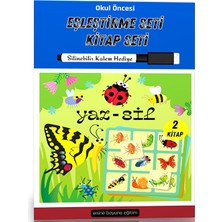 Enine Boyuna Eğitim Okul Öncesi Eşleştirme Kitap Seti (Yaz-Sil)