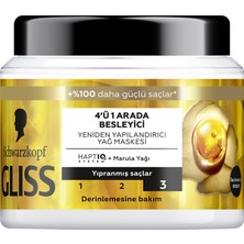 Gliss Nutritive Saç Bakım Maskesi 400ML 2 Adet