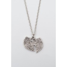 IDR Wu Tang 20 Year Gümüş Kaplama Düz Zincir Kolye