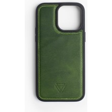 Wachikopa Back Cover Magsafe Case El Yapımı Hakiki Deri iPhone 16 Pro Kılıfı