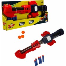 TE Dükkan Buğz Sünger Atan 6 Toplu 6 Mermili Oyuncak Silah