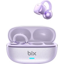 Bix Ows1 Bluetooth 5.4 Ultra Hafif Open-Ear Tasarım Klipsli Kablosuz Kulak Içi Kulaklık
