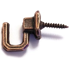 Bilfold Vidalı Kanca, Askı Küçük - 15X23MM, Eskitme  - 1 Adet
