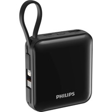 DLP5713CB/00 10.000 Mah 22, 5W Usb-C ve Lightning Dahili Kablolu Powerbank 1xusb-A, 1xusb-C, Siyah