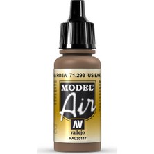 Vallejo 71293 18 ml. US Earth Red, Model Air Serisi Model Boyası