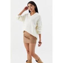 Shopping Shop V Yaka Oversize Kazak Ekru