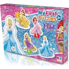 MCM Group Ks Baby Puzzle Disney Prensesler My First Puzzle 4 In 1 Çerçevesiz
