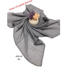 Sedef 6361 Düz Kenar Kroşetalı (Tığlı ) Yazma