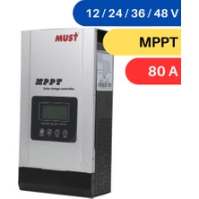 Lexron 80A Amper MPPT ŞARJ KONTROL CİHAZI